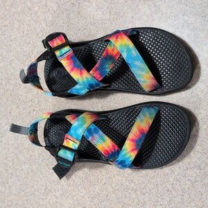 Chaco Tie-dye Kids Sandals Size 13